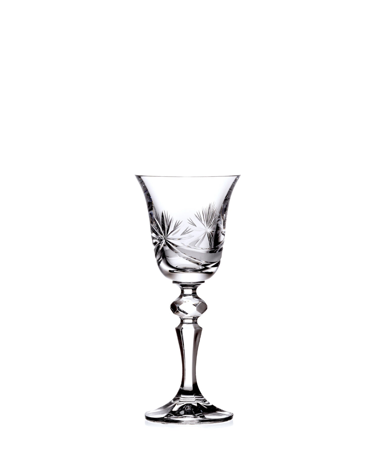 Bohemia Crystal Hand cut liqueur glasses Bow 60ml (set of 6)
