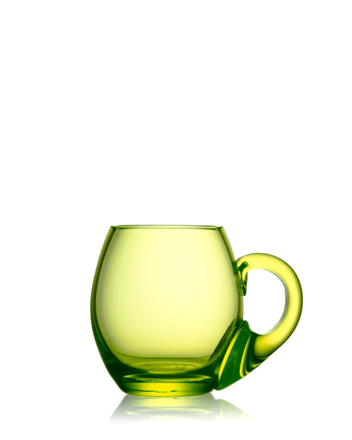 Bohemia Crystal Beer glass Uranium 300ml