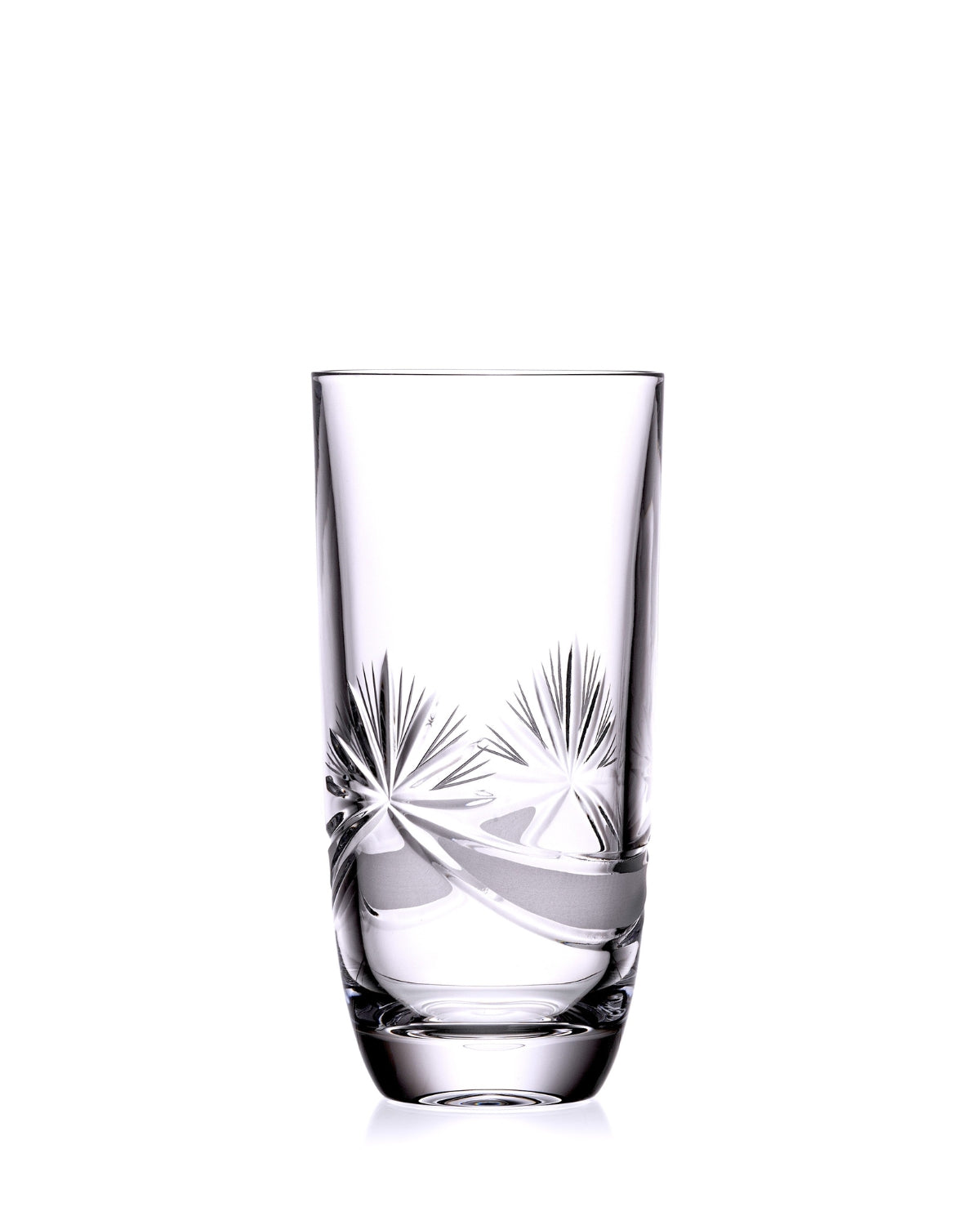 Bohemia Crystal Hand cut glasses for water, soft drinks and cocktails Bow 300ml (set of 6)