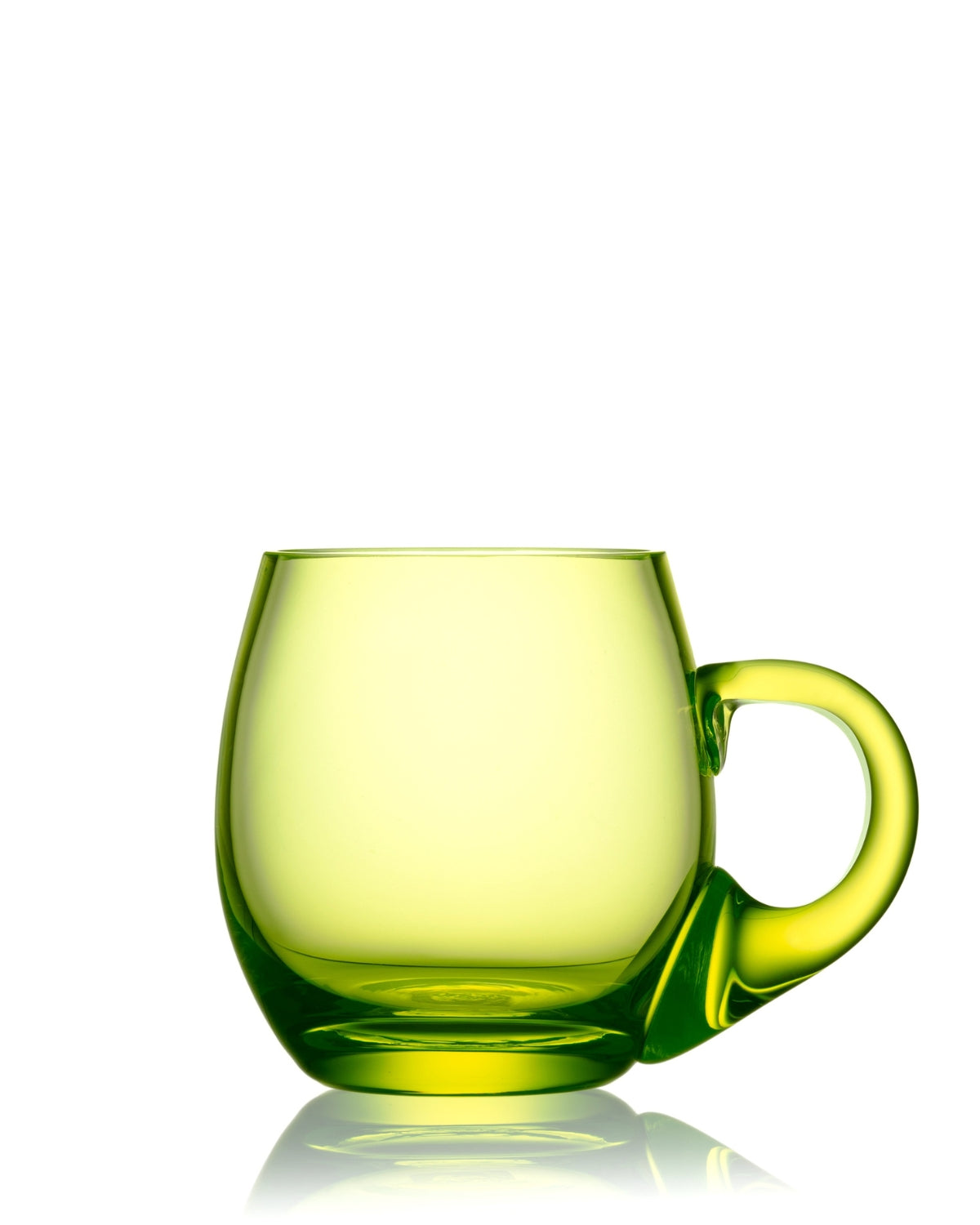 Bohemia Crystal Beer glass Uranium 500ml