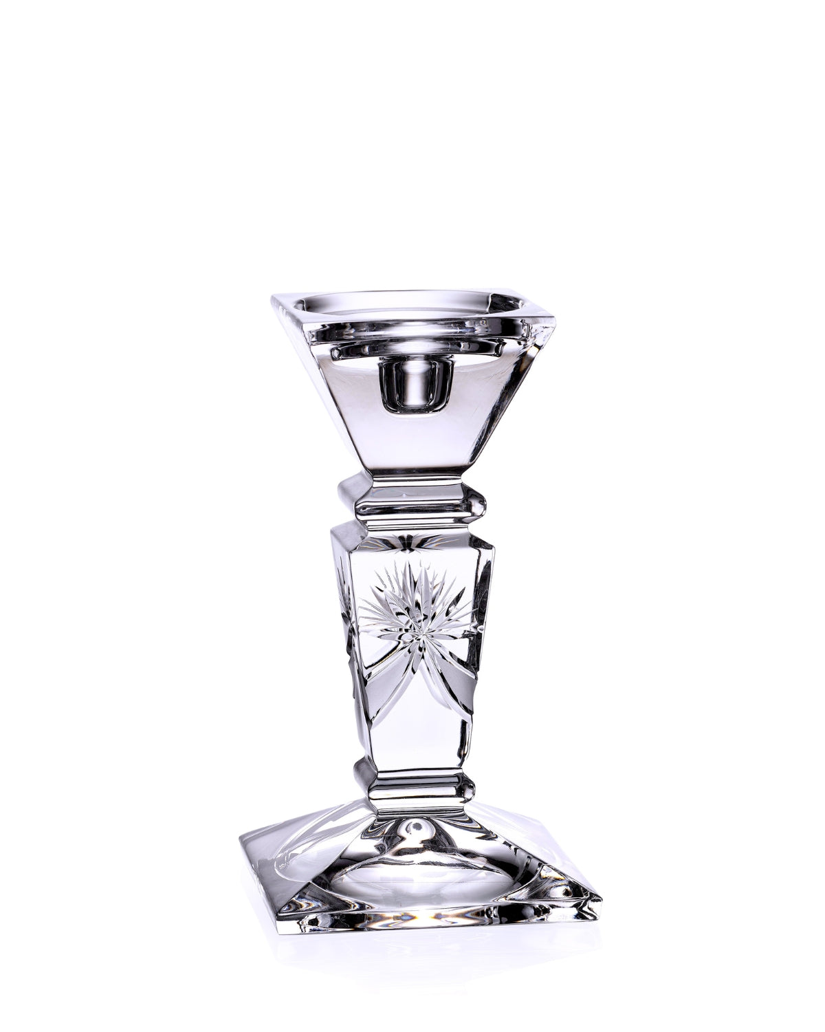 Bohemia Crystal Candle holder Bow Decor 205mm
