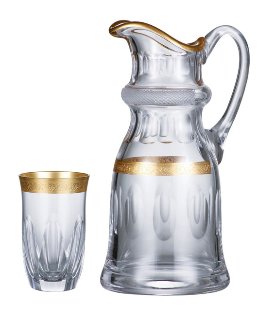 Bohemia Crystal Jessie water set (set 1 jug + 2 glasses)