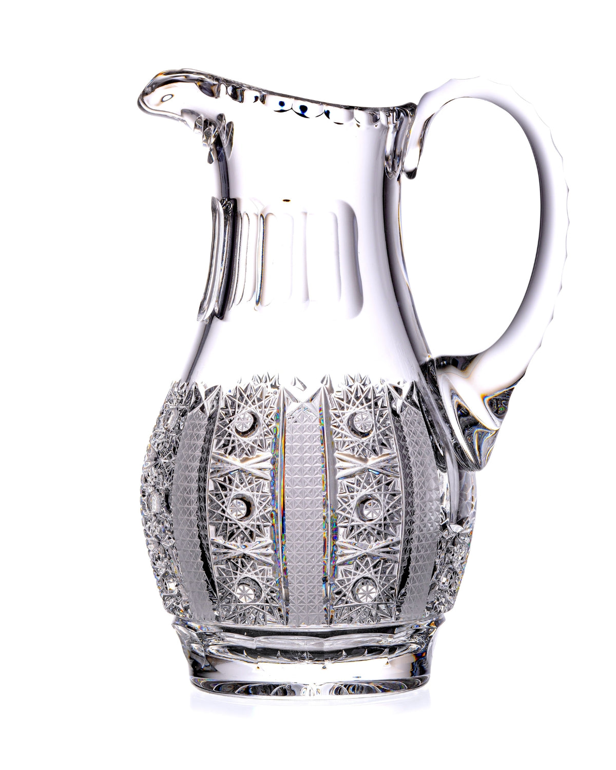 Bohemia Crystal Handmade and hand-cut Jug Iris 1300ml