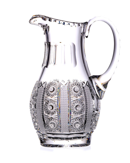 Bohemia Crystal Handmade and hand-cut Jug Iris 1300ml