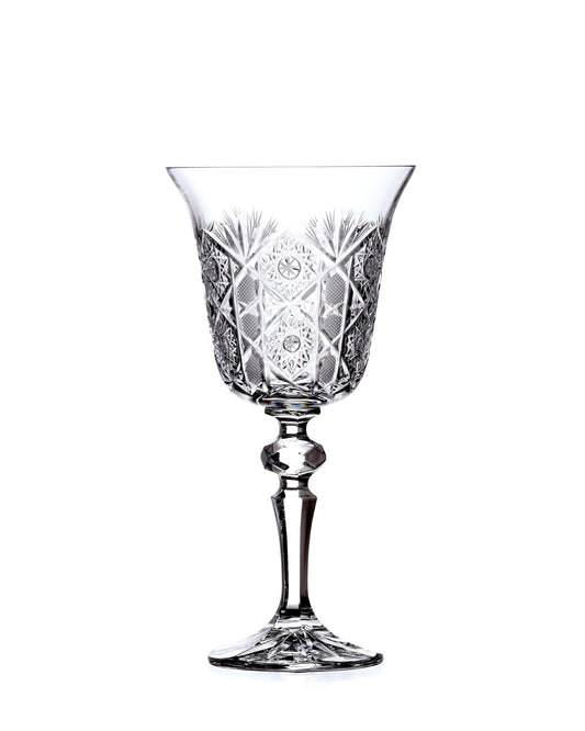 Bohemia Crystal Hand cut wine glasses Razno 220ml (set of 6)