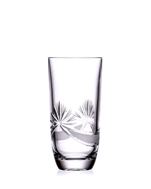 Bohemia Crystal Hand cut glasses for water, soft drinks and cocktails Bow 300ml (set of 6)