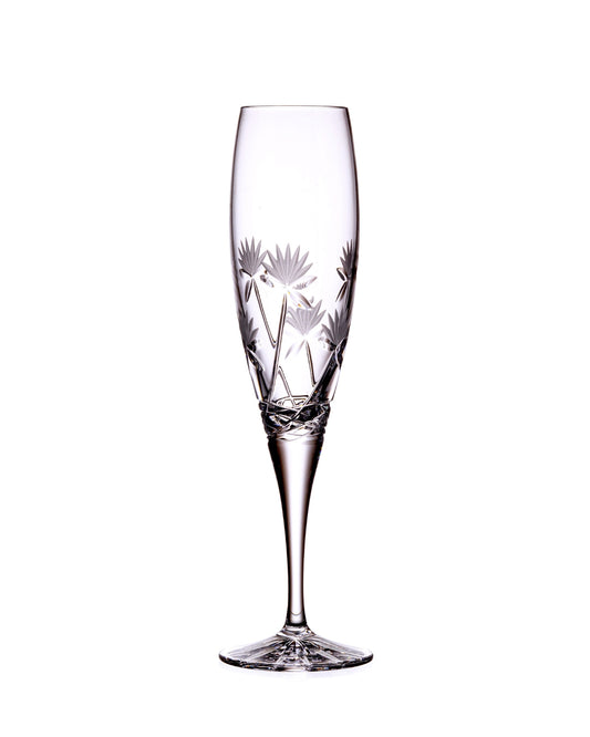 Bohemia Crystal Hand cut champagne glasses 200ml (set of 2)