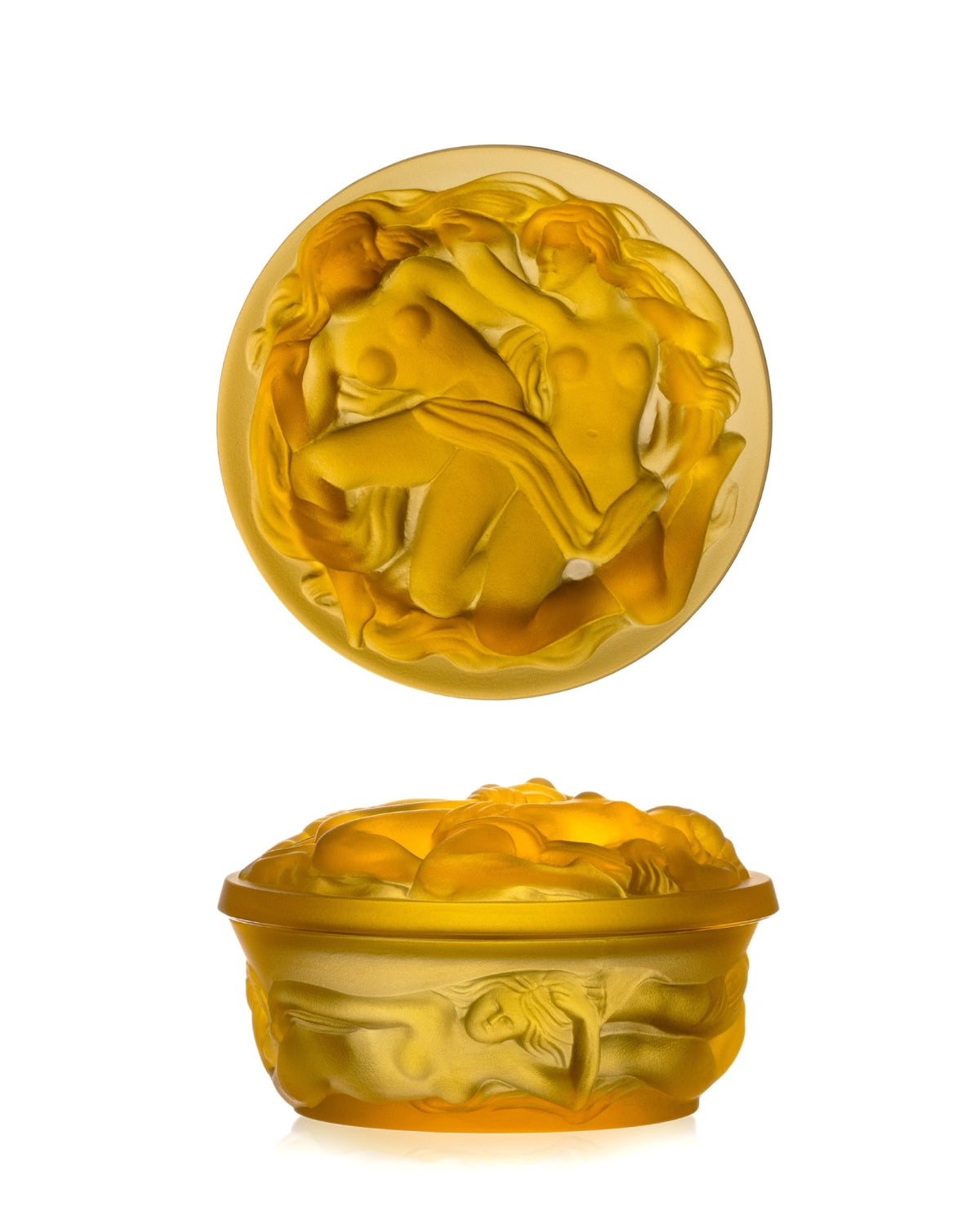 Bohemia Crystal Box with lid Women - Topaz