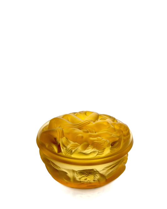 Bohemia Crystal Box with lid Women - Topaz