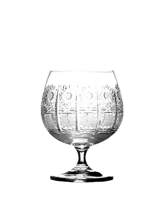 Bohemia Crystal Laura Hand Cut Brandy Glasses PK500/250ml (set of 6 pcs)