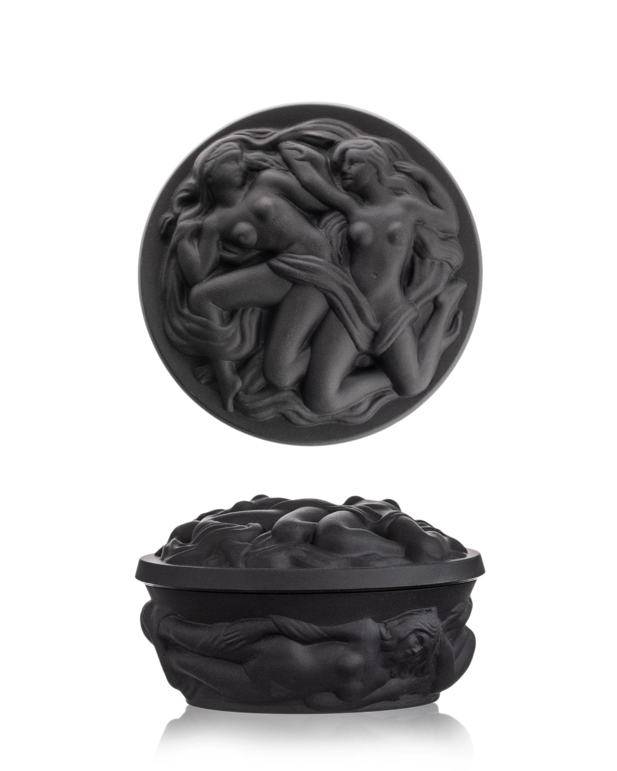 Bohemia Crystal Box with lid Women - Black