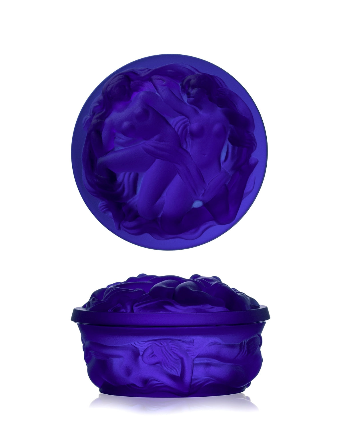 Bohemia Crystal Box with lid Women - Sapphire