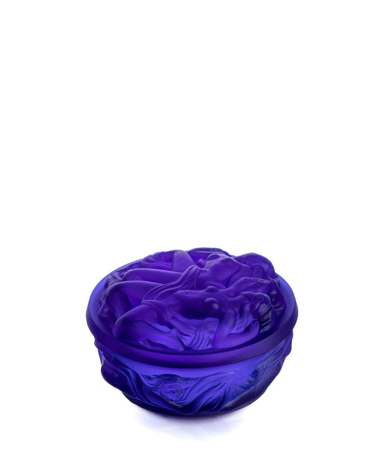 Bohemia Crystal Box with lid Women - Sapphire