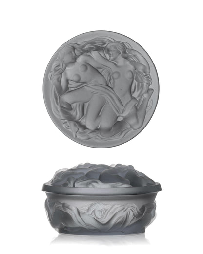 Bohemia Crystal Box with lid Women - Grey smoke