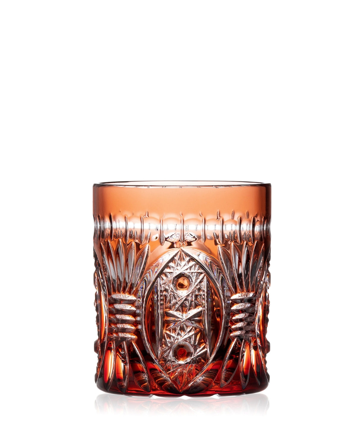 Bohemia Crystal Hand cut glasses for whisky, rum and spirits 320ml - Ruby (set of 2)