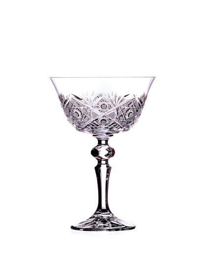 Bohemia Crystal Hand cut glasses for aperitif, cocktail Bratislava 180ml (set of 6)
