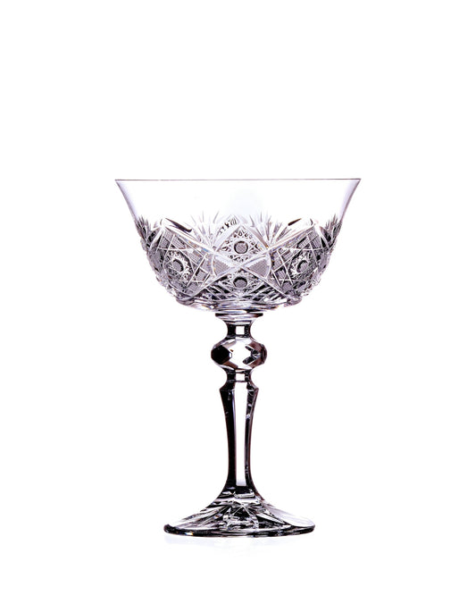 Bohemia Crystal Hand cut glasses for aperitif, cocktail Bratislava 180ml (set of 6)