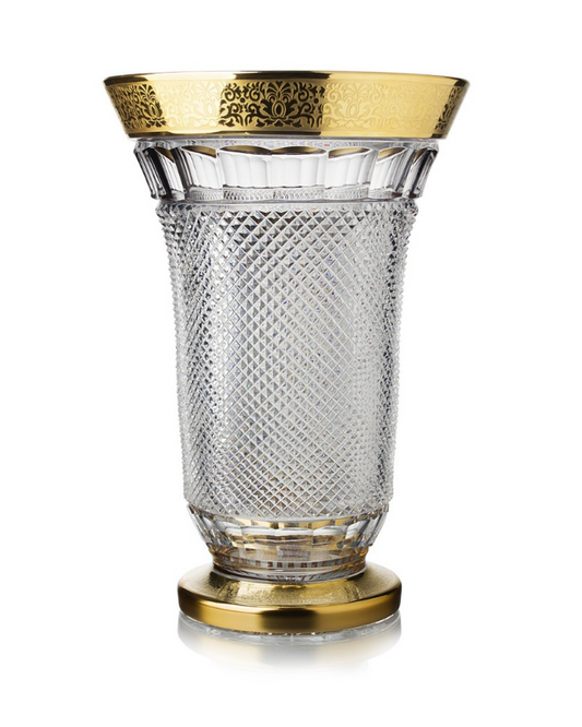 Bohemia Crystal hand cut vase Felicie Romantic 305mm