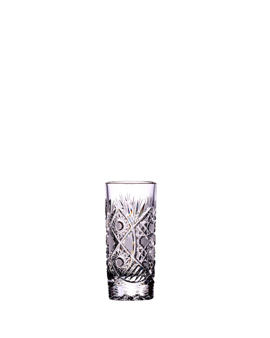 Bohemia Crystal Hand cut glasses for brandy Bratislava 40ml (set of 6)