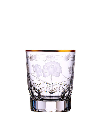 Bohemia Crystal Hand cut whiskey and rum glasses 320ml (set 2pcs)