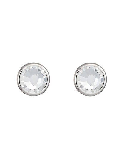 Bohemia Crystal Carlyn Surgical Steel Earrings with Preciosa Crystal - Crystal 7235 00