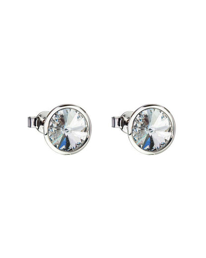 Bohemia Crystal Uniques Earrings Made of Surgical Steel with Preciosa Crystal - Crystal 7095 00
