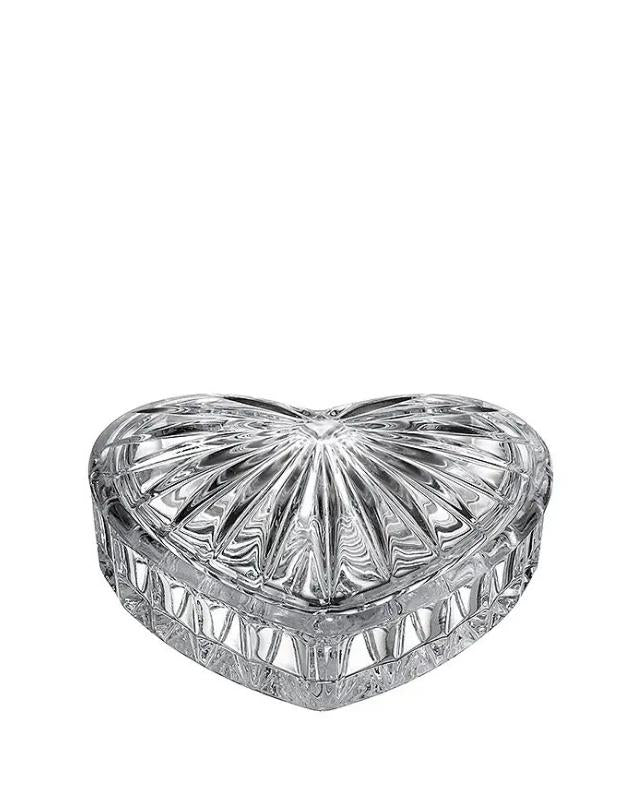 Bohemia Crystal Heart Covered Box 54700/52400 / 110mm