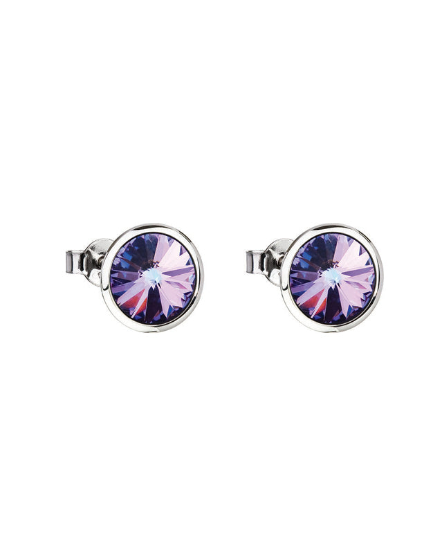 Bohemia Crystal Stainless Steel Earrings with Czech Crystal Preciosa 7095 43.