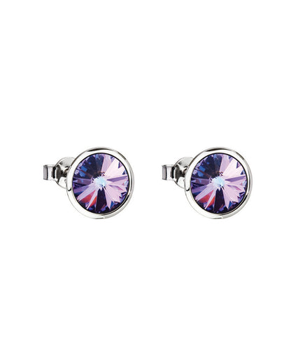 Bohemia Crystal Stainless Steel Earrings with Czech Crystal Preciosa 7095 43.