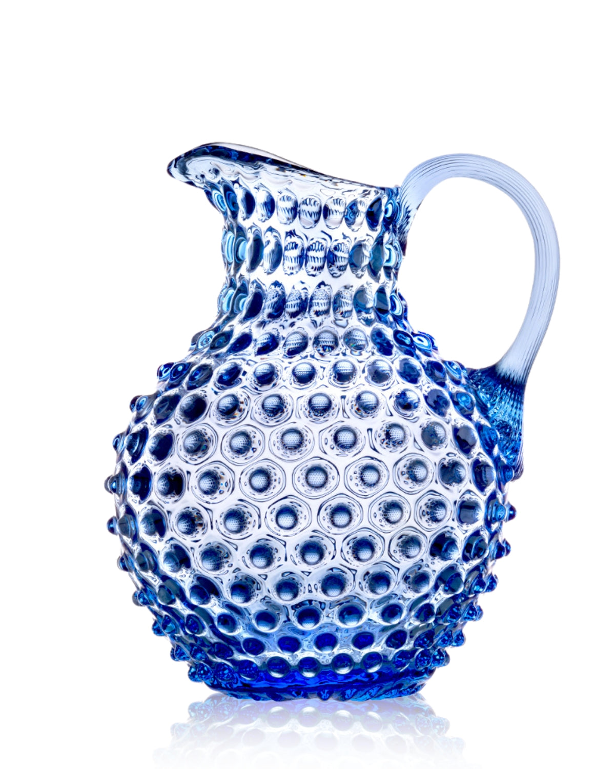 Bohemia Crystal Handmade Jug 16184/2000ml - Blue